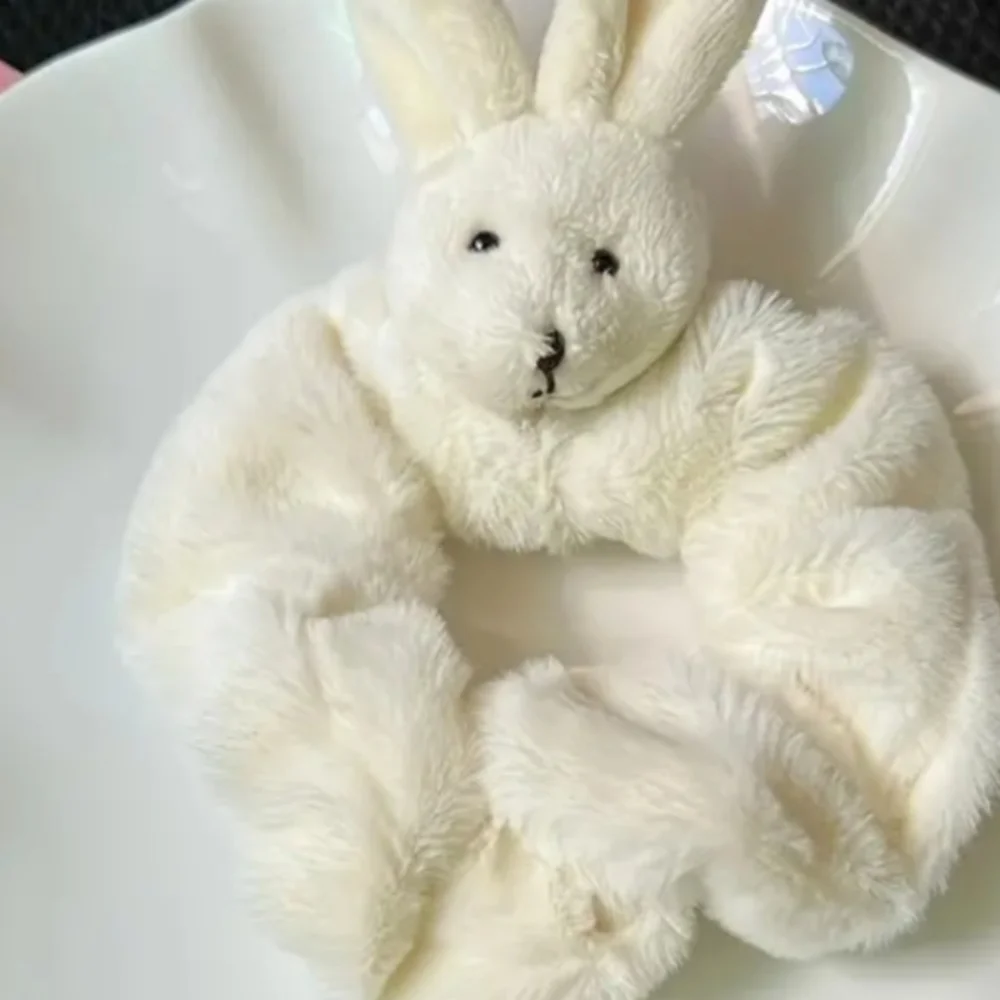 4 Soft Animal Scrunchies New - Picture 3 of 5